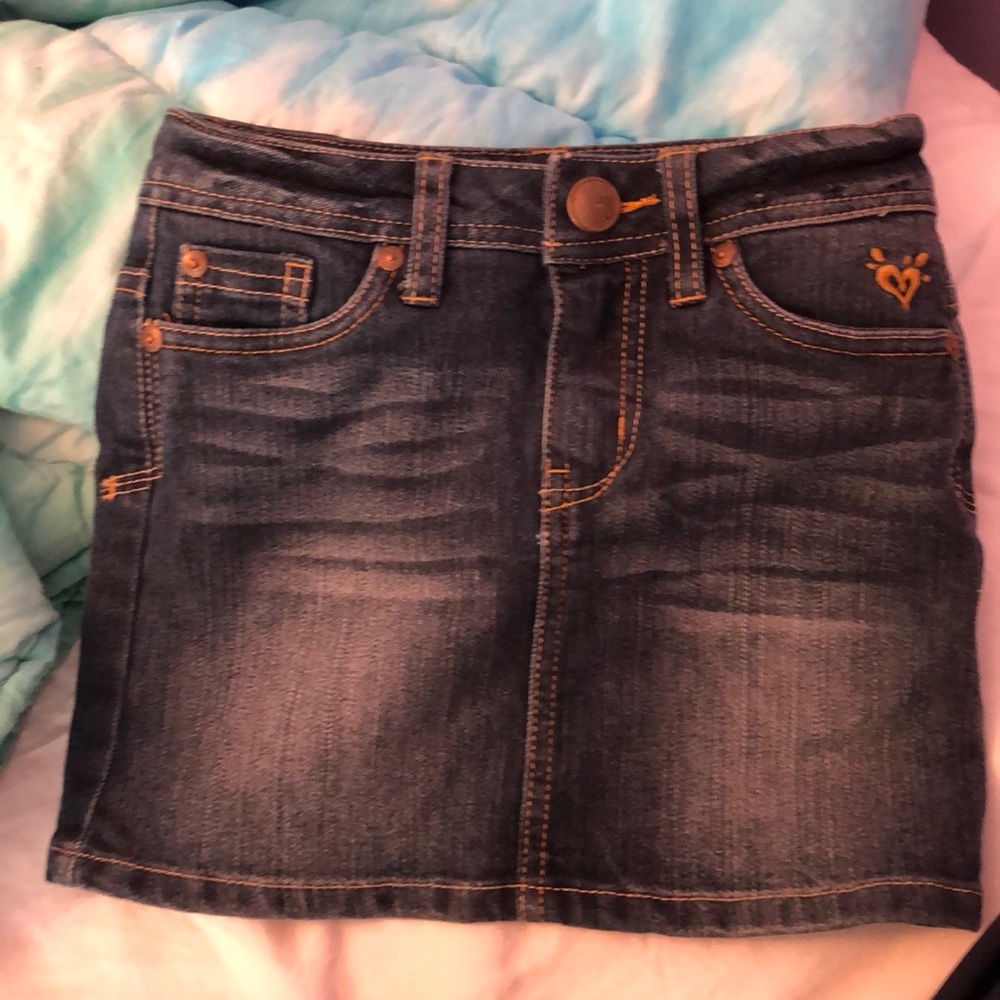 denim jean skirt